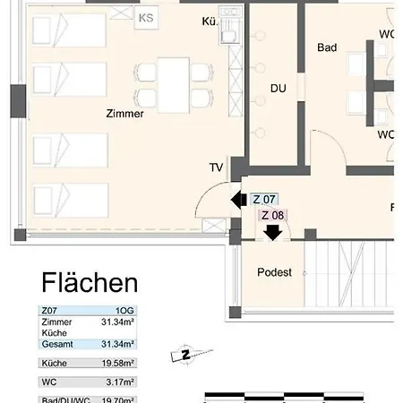 Appartement Kurzzeitvermietung - Gratwein